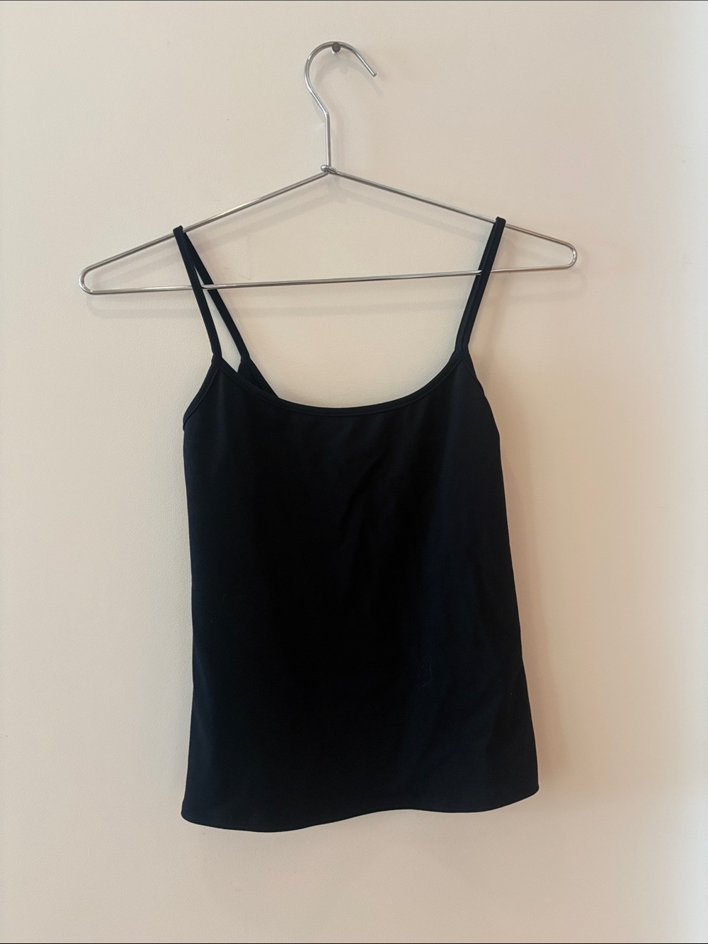 Los Angeles Apparel Black Double-Strap Tank Top